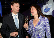 Günther Jauch mit Frau Thea (©Foto: Johannes Simon/Getty Images für BITBURGER)